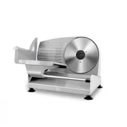 Eldom Cortafiambres Eléctrico Kr400, Maquina De Cortar Fiambre, Maquina Cortadora De Pan,150w, Incluye 2 Cuchillas De Acero Inoxidable, Sistema