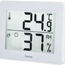 Estación meteorológica - Hama TH-130, Digital, Temperatura y humedad interior, Blanco