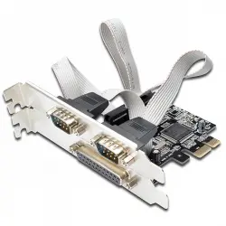 Ewent EW1158 Tarjeta PCI-Express de Serie y Combo Paralelo PCI-e/2+1 Puertos