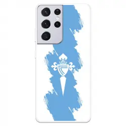 Funda Licencia Oficial RC Celta Escudo Trazo Azul para Samsung Galaxy S21 Ultra