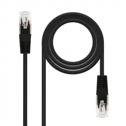 Nanocable Cable de Red RJ-45 UTP AWG24 Cat. 5e 1m Negro