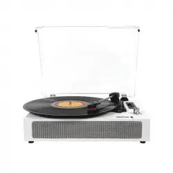 Prixton Studio Deluxe Tocadiscos Bluetooth Blanco