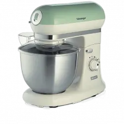 Robot de cocina - Ariete 1588/04 Vintage, 2400 W, 5.5 L, 7 velocidades, Verde