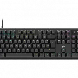 Teclado gaming - Corsair K70 CORE, Retroiluminación RGB, Teclas ABS, Mando multifunción, Negro