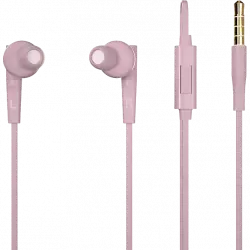 Auriculares de botón - Vieta Pro VHP-BC099LP, De botón, Con cable, Micrófono, Mini Jack, Rosa