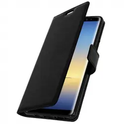 Avizar Funda Cartera Vintage Negra para Samsung Galaxy Note 8