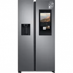 Frigorífico americano - Samsung Family Hub RS6HA8880S9, No Frost, 178cm, 614l, Twin Cooling Plus™, WiFi, Dispensador de agua, Inox