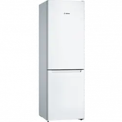 Frigorífico combi - Bosch KGN36NWEB, No Frost, 186 cm, 305 l, SuperCongelación, Iluminación LED, Blanco