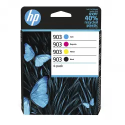 HP - Pack De 4 Cartuchos De Tinta Original 903 Negro/cian/magenta/amarillo (6ZC73AE)