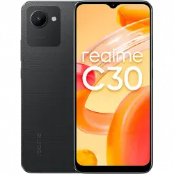 Móvil - realme C30 4G, Negro, 32 GB, 3 GB RAM, 6.5" HD+, Unisoc T612, 5000 mAh, Android