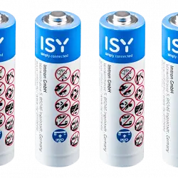 Pilas AAA - ISY IBA-1004, Alcalina, 1.5V, 4 unidades