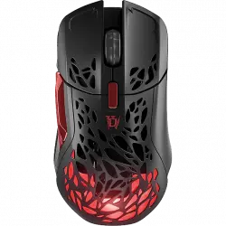 Ratón gaming - SteelSeries Aerox 5 Diablo IV, Quantum 2.0 Wireless, Hasta 180h, 18000 cpi, Negro