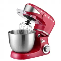 Team Kalorik TKG M 3014 Robot de Cocina Pastelero 1000W 5L Rojo