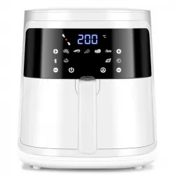 Aigostar White Cube Freidora de Aire sin Aceite 7L 1900W Blanca