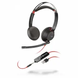 Auriculares Con Micrófono Poly Blackwire 5220 Negro