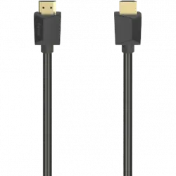 Cable HDMI - Hama 00205242, 48 Gbit/s, 2 m, HDR dinámico, Transmisión 3D, 8K, 4K, Negro