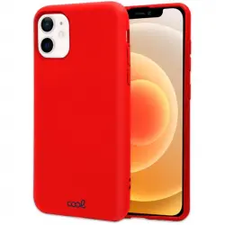 Cool Funda Silicona Cover Rojo para iPhone 12 mini