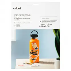 Cricut - Kit Vinilos Imprimibles Transparentes 5 + 5 Hojas Para Joy Xtra