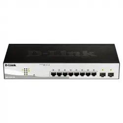 D-Link DGS-1210-10/E Smart+ Switch Gestionado 8 Puertos Ethernet Gigabit + 2 Puertos 100/1000Mbps SFP