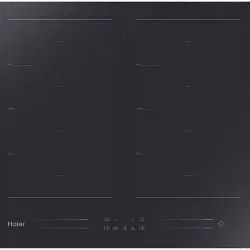 Encimera - Haier Series 4 HA2MTSJ68MC, Inducción, 8 zonas, Wi-Fi, 60cm, Cook with me, Varycook, Negro