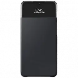 Funda - Samsung S View Wallet Cover, Para Galaxy A72, Tipo libro, Negro