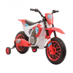 Homcom Moto Eléctrica con Dos Ruedas de Equilibrio Roja