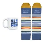 Kit Taza + Calcetines "El mejor abuelo de la historia"