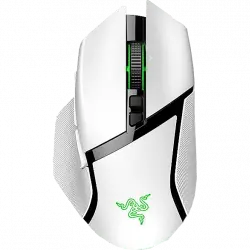 Ratón gaming - Razer Basilik V3 X Hyperspeed, Inalámbrico, 18000 dpi, 9 controles programables, Blanco