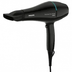 Secador - Philips DryCare Pro BHD272/00, 2100 W, Motor de AC, ThermoProtect, Cuidado iónico, Negro