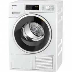 Secadora bomba de calor - Miele TWD260WP, 8 kg, 10 programas, PerfectDry, Motor ProfiEco, Blanco