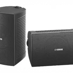 Altavoz para techo - Yamaha NS-AW294BL, 100W, Resistente al agua y sol, Negro