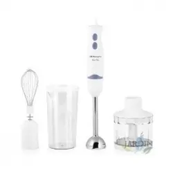 Batidora Picadora. 2 Velocidades. Vaso Mezclador Y Medidor 600 Ml. Picador Universal Con Tapa 500 Ml. Potencia 400w.