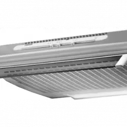 Campana extraíble - Zanussi ZHT611X, Telescópica, 3 velocidades, 210 m3/h, Luces LED, 60 cm, Inox