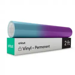 Cricut Vinilo Permanente con Cambio de Color Termoactivado por Frío 30.5x61cm Púrpura/Turquesa