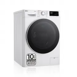 LG - Lavadora secadora LG 9 kg/ 1.400 rpm, inteligente AI Direct Drive - F4DR5509A0W.