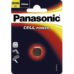 Pila - Panasonic CR 2450/1 BP, Litio, 3V