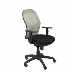 Piqueras y Crespo Jorquera Silla Malla Gris Asiento Bali Negro