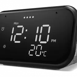 Reloj despertador inteligente - Lenovo Smart Clock Essential, 4GB RAM, Bluetooth y WiFi, Flash 512MB, Gris