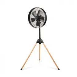 Ventilador De Pie Negro 50 W, 3 Velocidades, Taurus