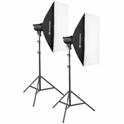 Bresser BRT-200 Kit Flashes de Estudio 200W