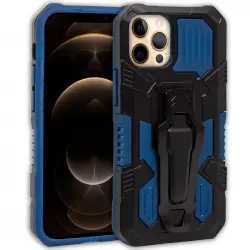 Cool Funda Hard Clip Azul Marino para iPhone 12 Pro Max