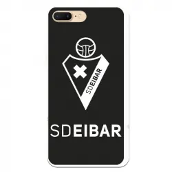 Funda Licencia Oficial SD Eibar Escudo Fondo Negro para iPhone 7 Plus