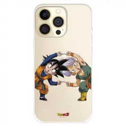 Funda para iPhone 14 Pro Oficial Dragon Ball Goten y Trunks Fusión