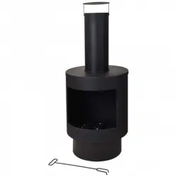 ProGarden Chimenea de Metal 112cm