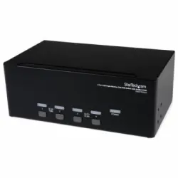 Startech.com Conmutador Kvm Usb Monitor Triple Dvi De 4 Puertos