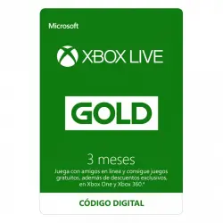 Xbox Live Gold Suscripción 3 Meses Digital