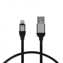 Contact Cable De Carga Y Datos USB-A Lightning 20 W Carga Rápida 1.5m Negro