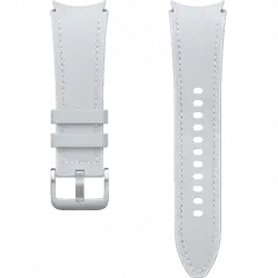 Correa - Samsung ET-SHR96LSEGEU, Para Galaxy Watch 6, M/L, 20 mm, Cuero vegano, Plata