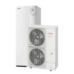 Fujitsu - Aerotermia Fujitsu integradocon acumulación de ACS, 190 litros - WATERSTAGE AWY16-LJ INTEG. SUPER HIGH P.