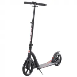 HomCom Patinete Plegable Negro